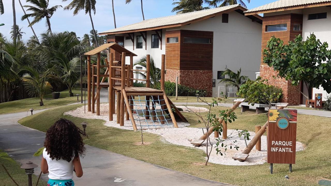 Apartamento Maravilhoso Garden Imbassai Pe Na Areia Bahia Litoral Exterior foto