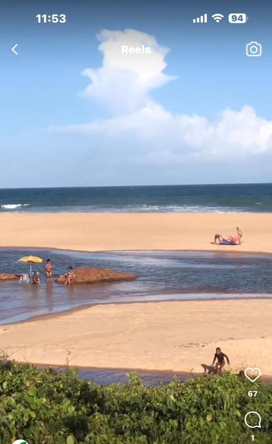 Apartamento Maravilhoso Garden Imbassai Pe Na Areia Bahia Litoral Exterior foto